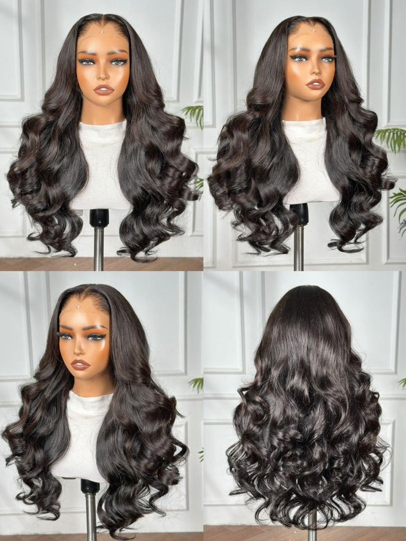 Lagos hairline 13x4 loose wave wig