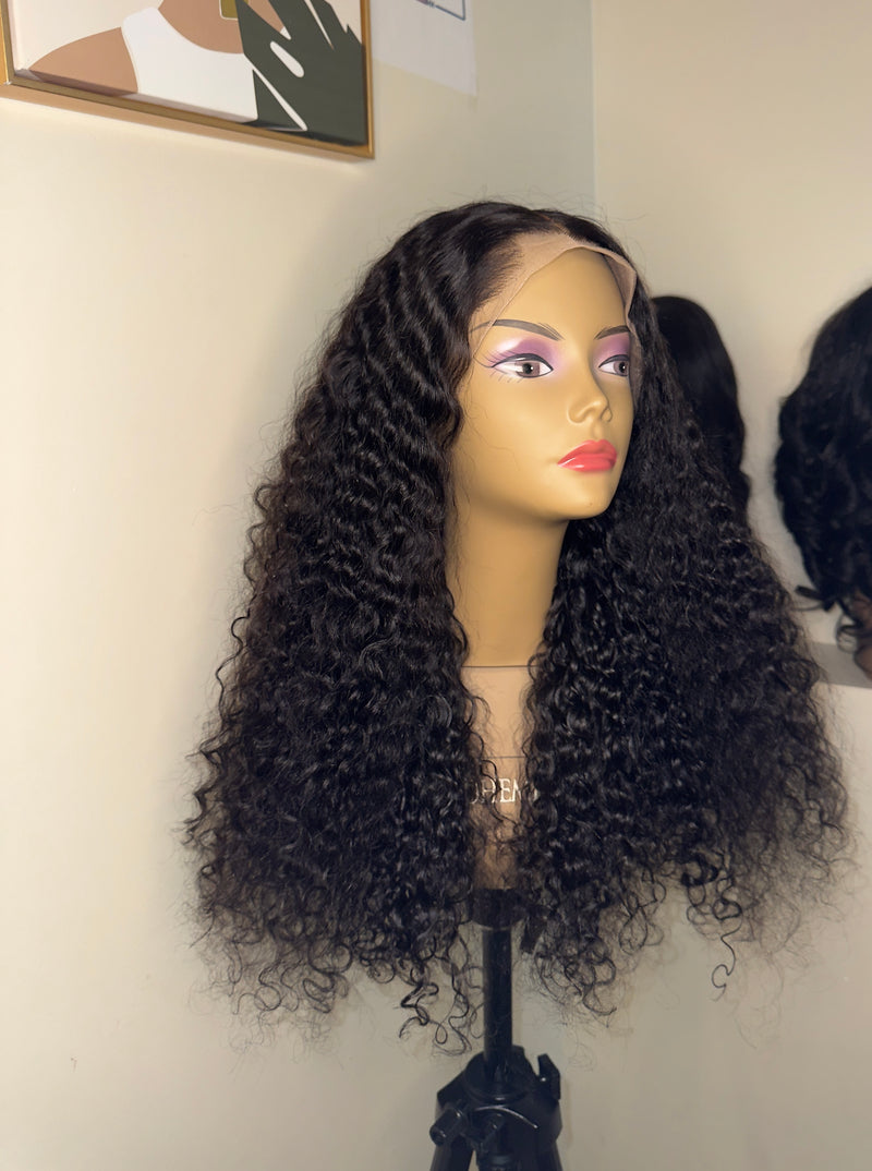 Lagos Hairline Curly Frontal Wig
