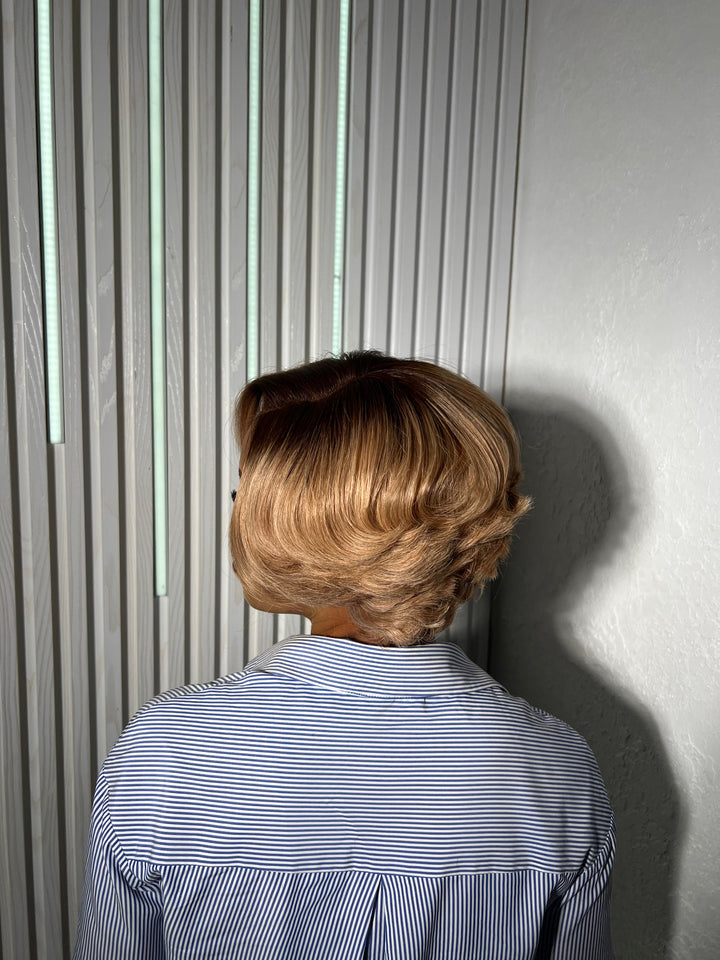 Blonde Layered Bob - 10" 5x5 Glueless Layered Wig