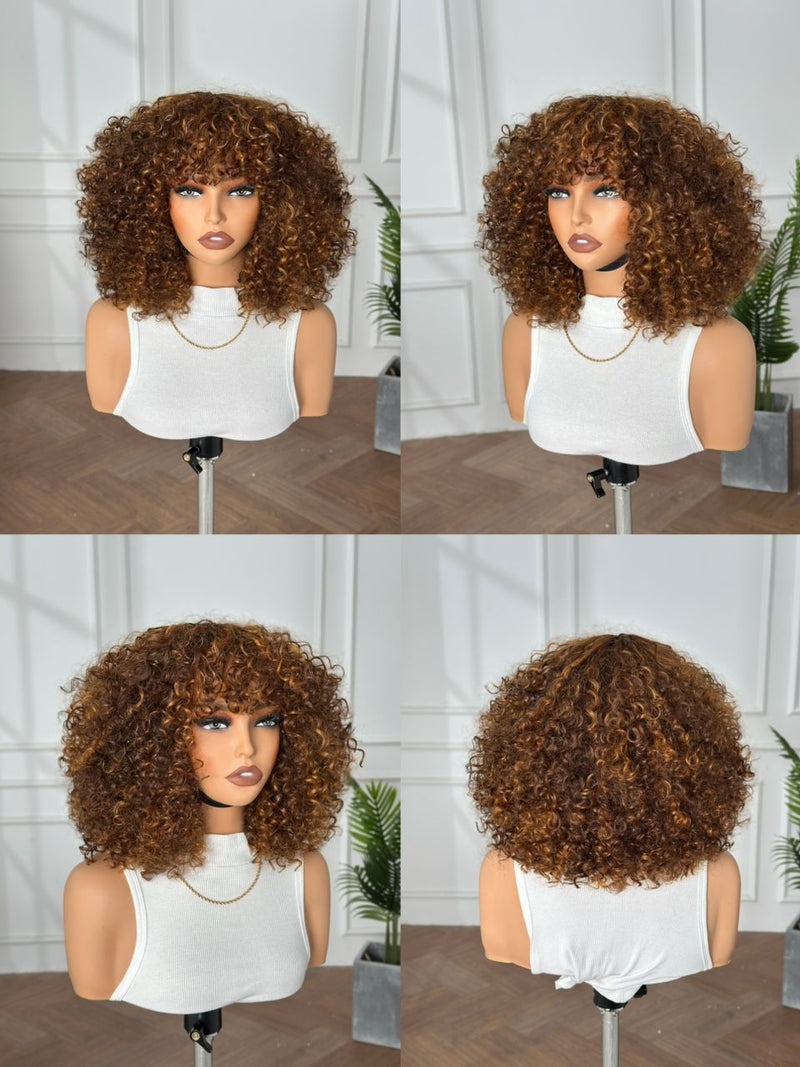 10" Brown Mix Fringe