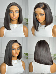 10" Side Bob with 5 x 5 Closure