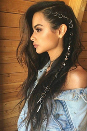 Boho Hair Braid Rings: Gold, Silver, or Mixed Set (45 Piece)