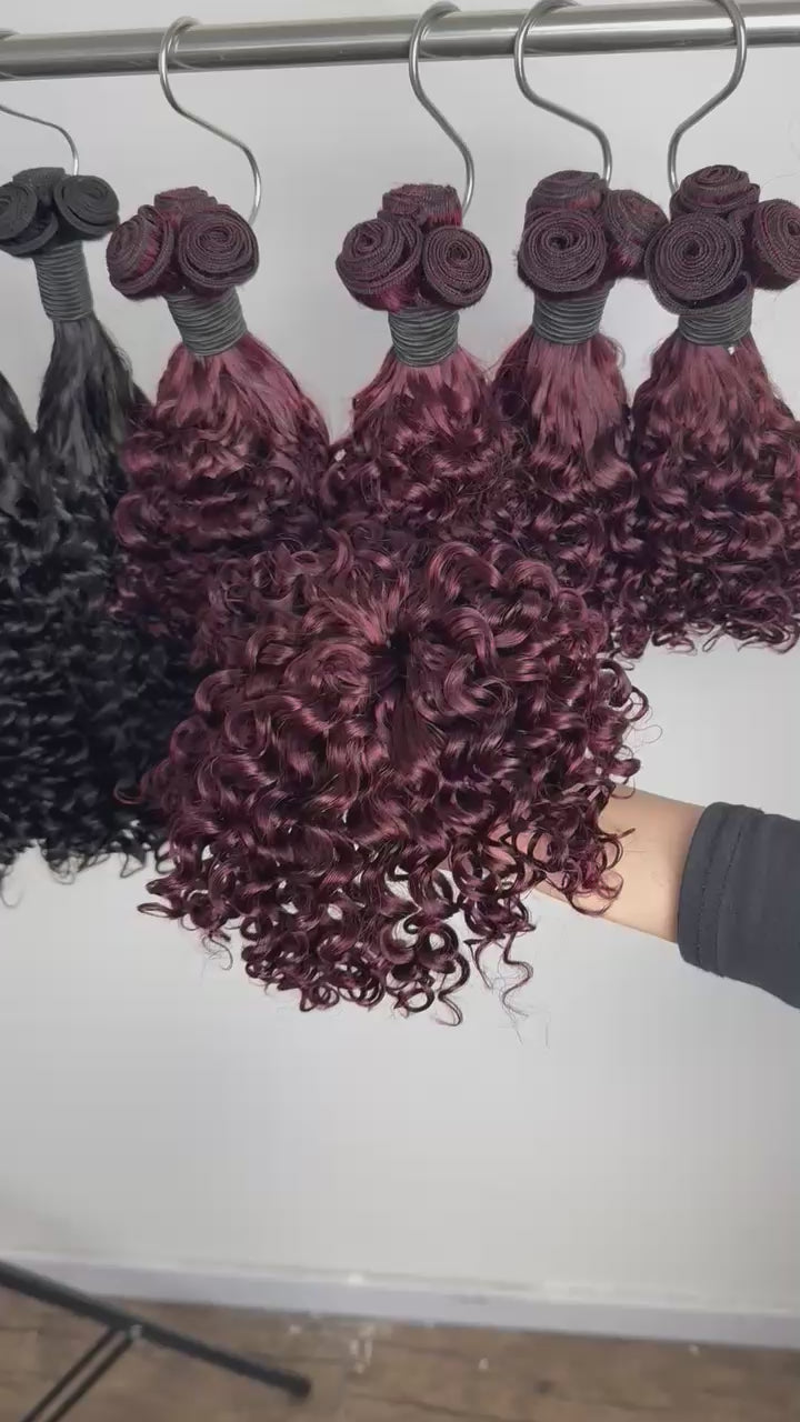 Load video: New funmi bundle (burgundy)