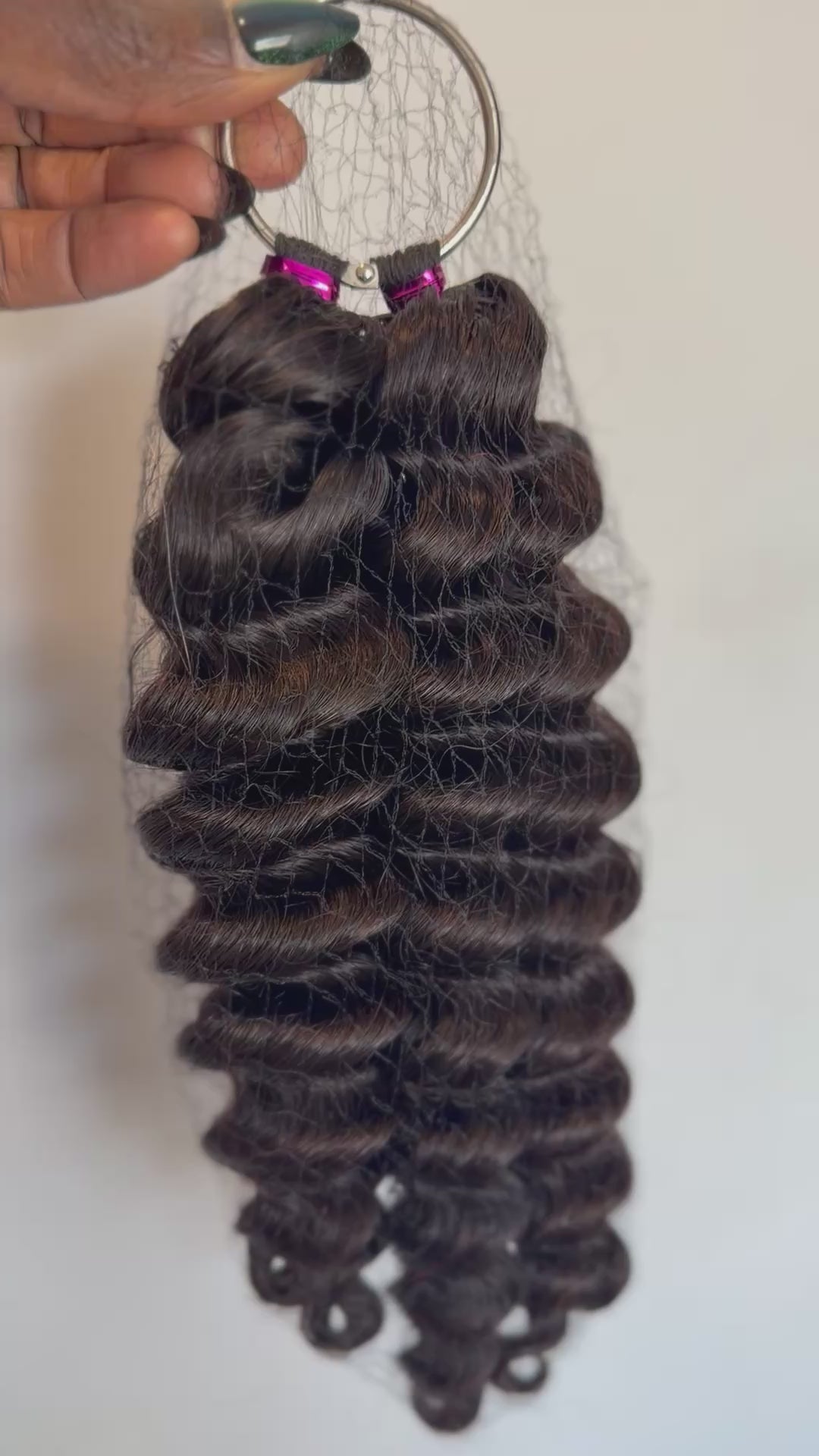 Load video: Miracle Knot Braids (HUMAN HAIR  CROCHET) 130grams
