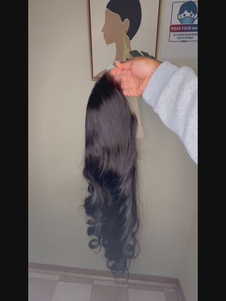 Lagos hairline 13x4 loose wave wig